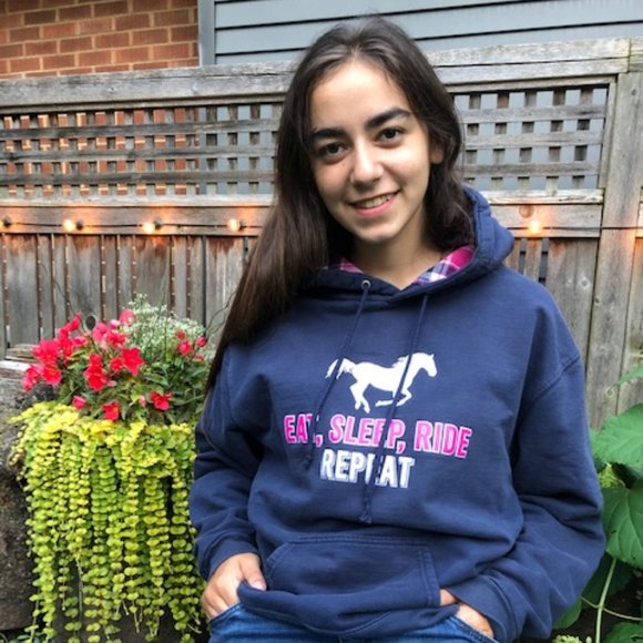 "Eat, Sleep, Ride, Repeat" Women's pullover hoodie - Picture 3 of 5